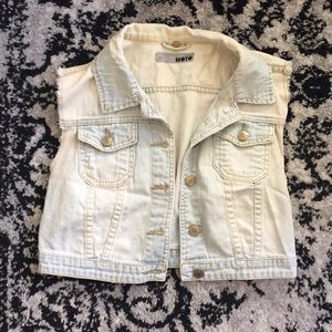 Denim vest